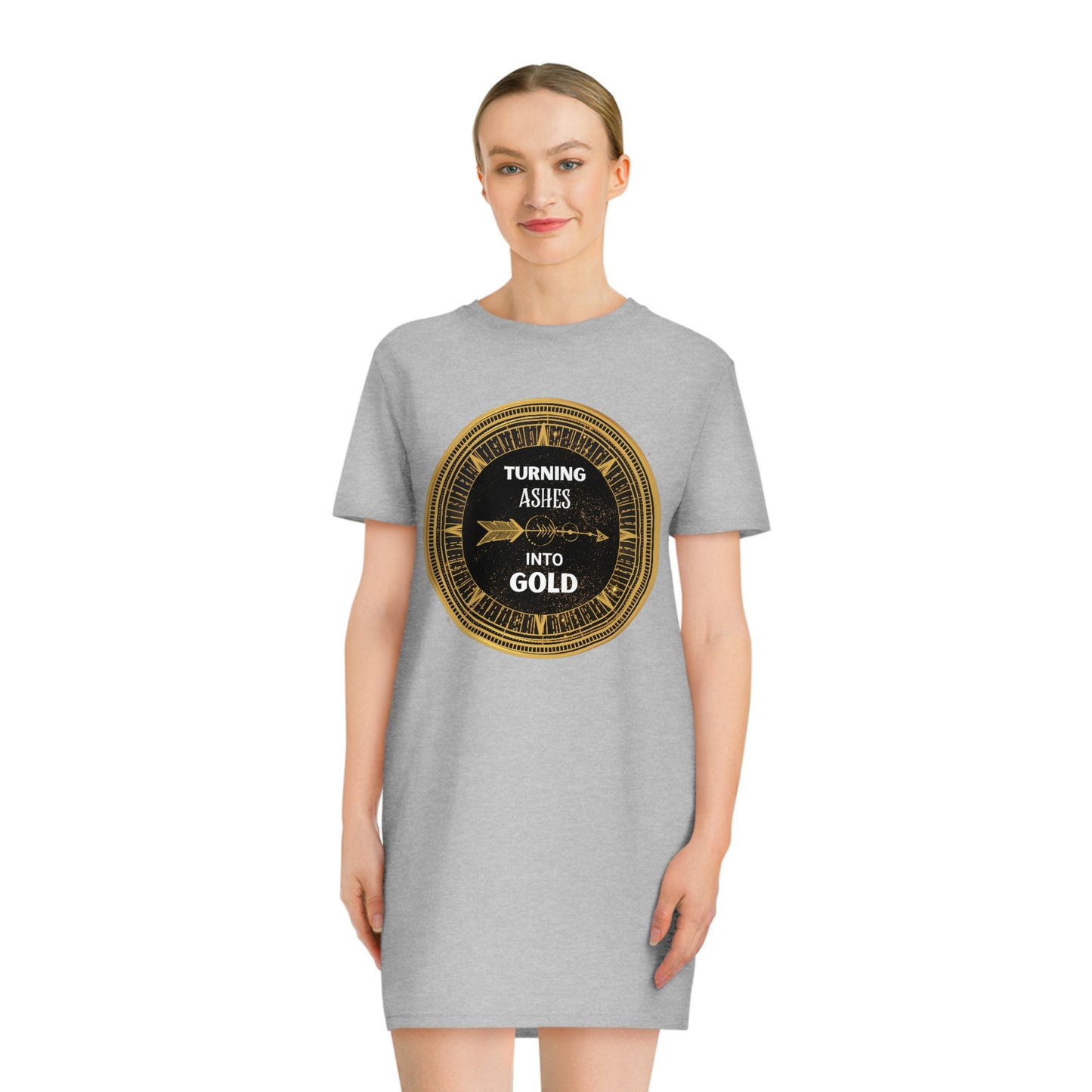 Ashes Into Gold T-Shirt Dress (Eco-Friendly)