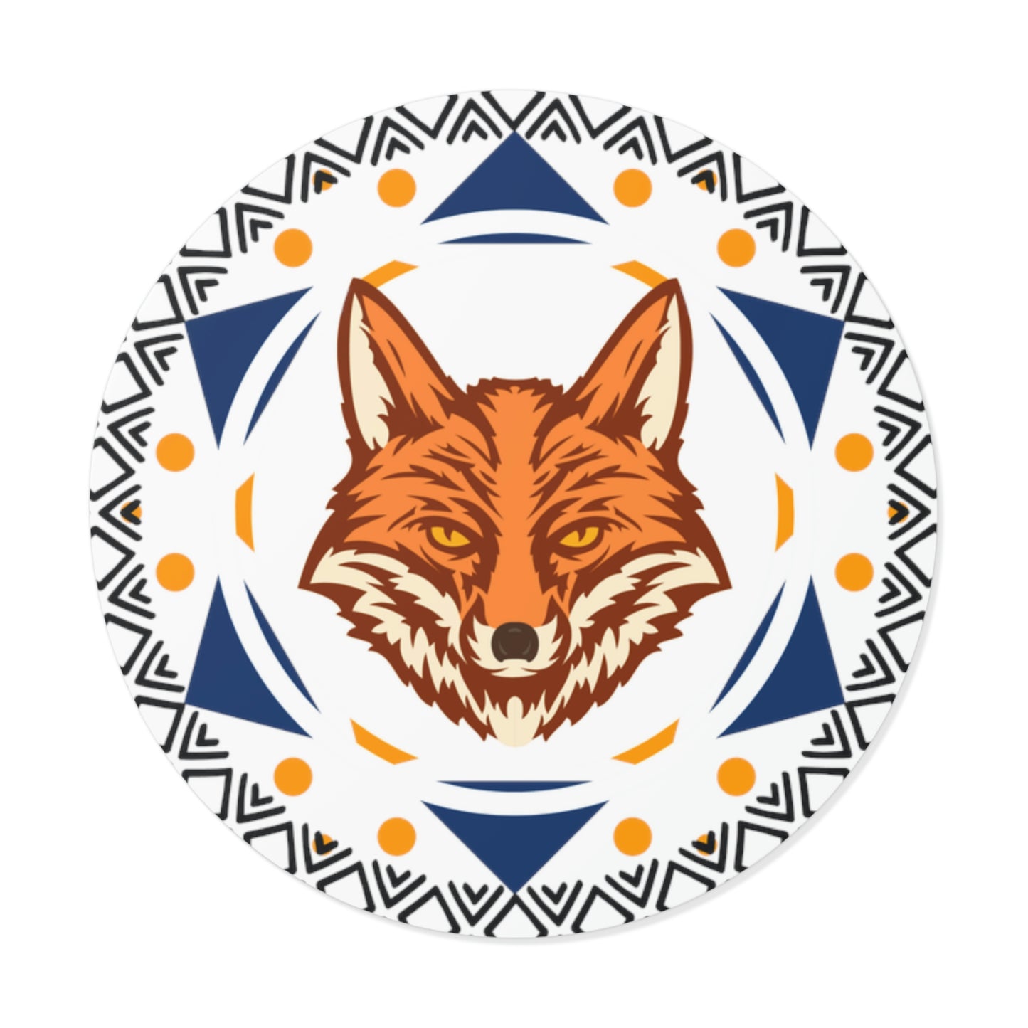 Tribal Fox Sticker