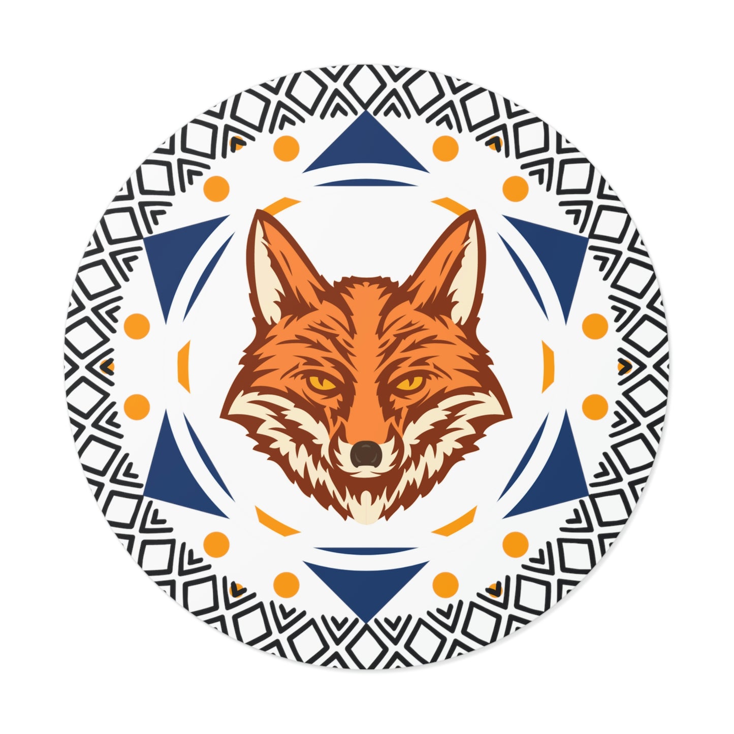 Tribal Fox Sticker