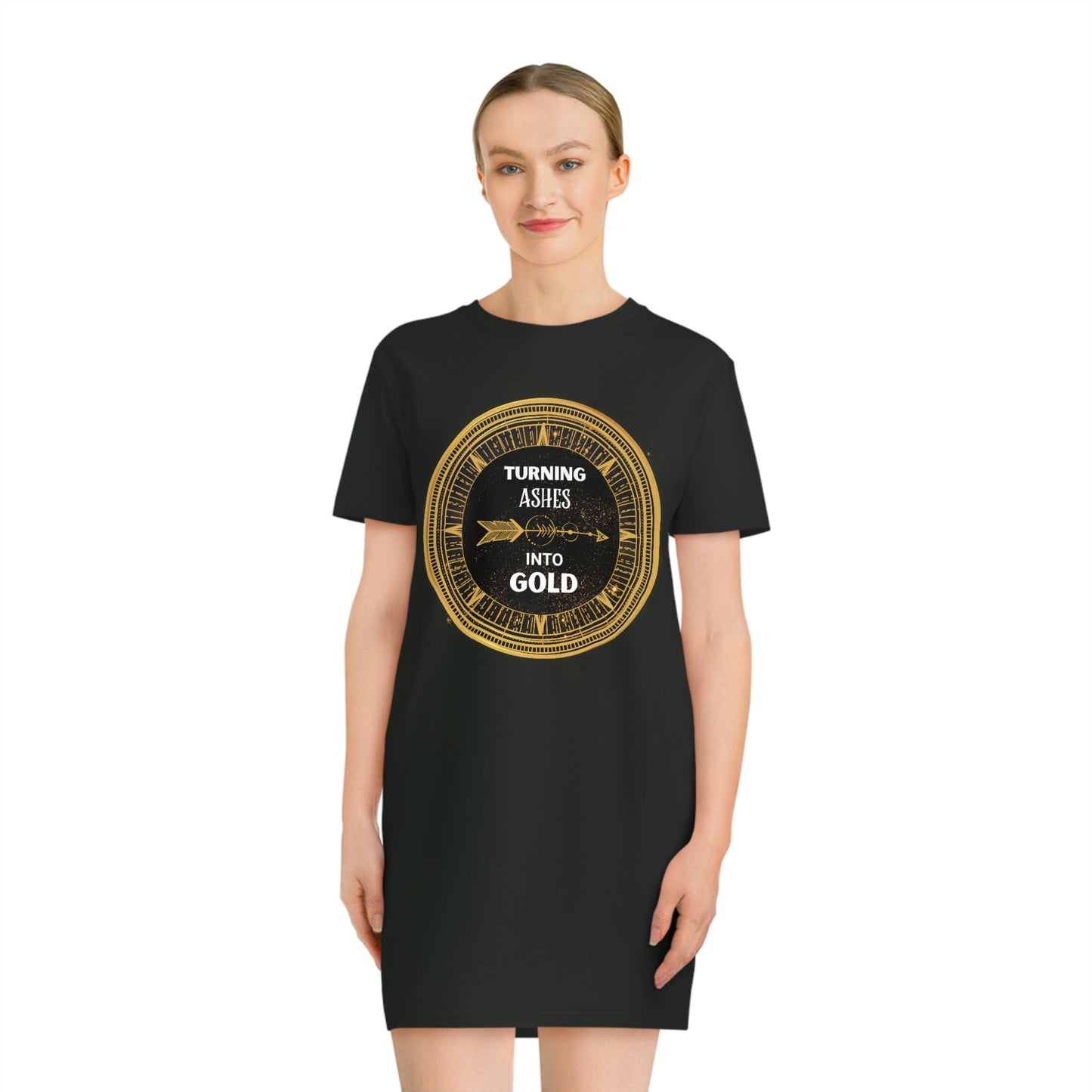 Ashes Into Gold T-Shirt Dress (Eco-Friendly)