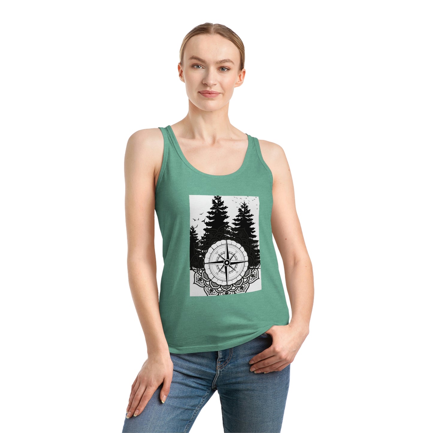 Mandala Compass Cut Off (Eco-Friendly)