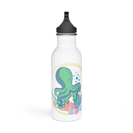 Octopus Stainless Steel Water Bottle