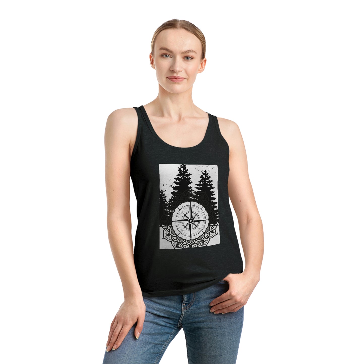 Mandala Compass Cut Off (Eco-Friendly)