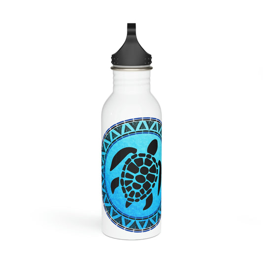 Tribal Turtle Stainless Steel Water Bottle