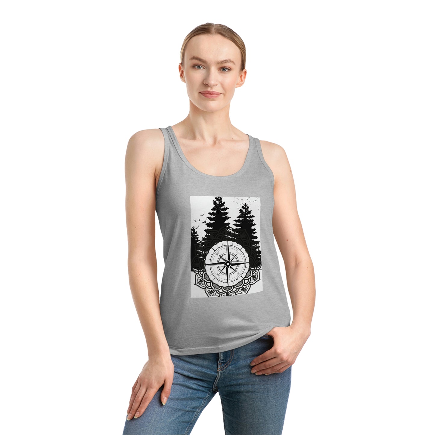 Mandala Compass Cut Off (Eco-Friendly)