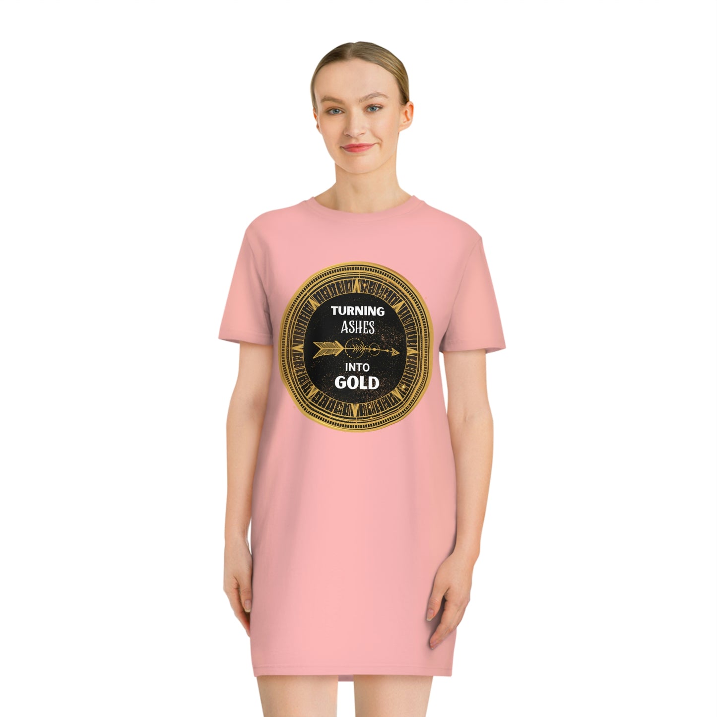 Ashes Into Gold T-Shirt Dress (Eco-Friendly)