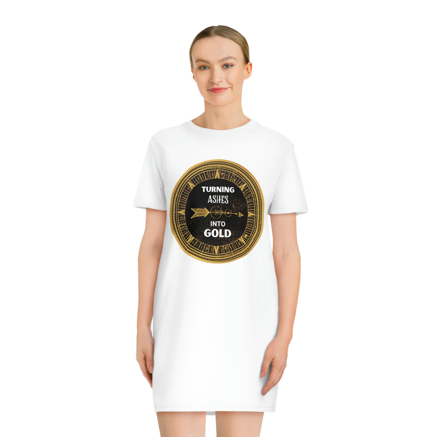 Ashes Into Gold T-Shirt Dress (Eco-Friendly)