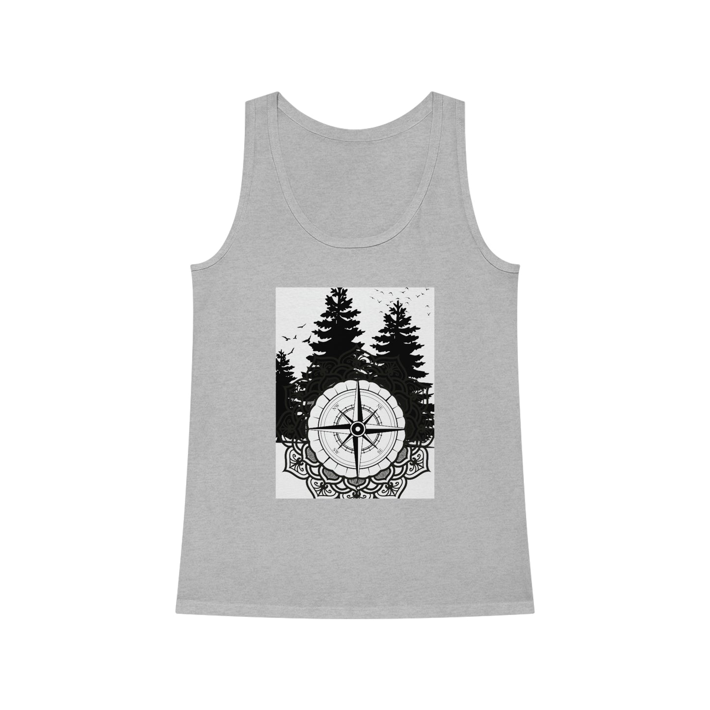 Mandala Compass Cut Off (Eco-Friendly)