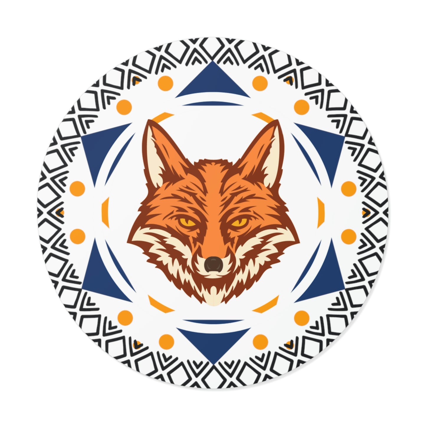 Tribal Fox Sticker