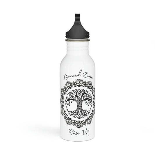 Ground Down Rise Up Stainless Steel Water Bottle